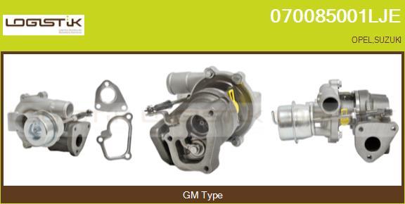 LGK 070085001LJE - Турбина, компрессор autospares.lv