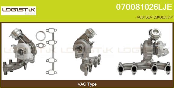 LGK 070081026LJE - Турбина, компрессор autospares.lv