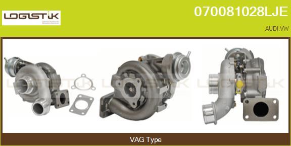 LGK 070081028LJE - Турбина, компрессор autospares.lv