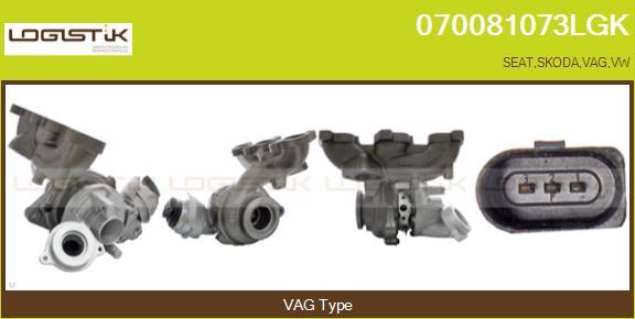 LGK 070081073LGK - Турбина, компрессор autospares.lv