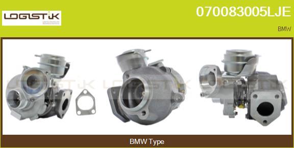 LGK 070083005LJE - Турбина, компрессор autospares.lv