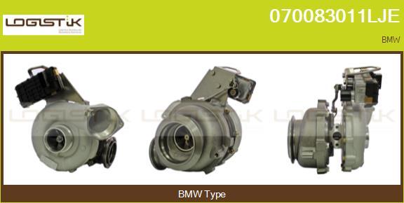 LGK 070083011LJE - Турбина, компрессор autospares.lv