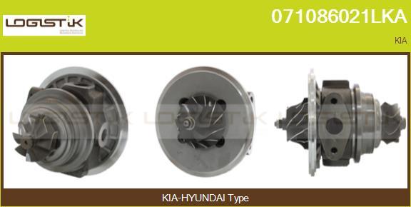 LGK 071086021LKA - Картридж турбины, группа корпуса компрессора autospares.lv