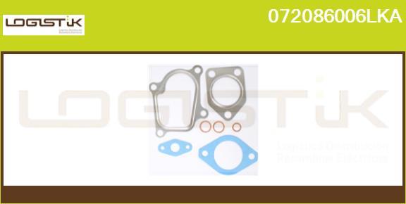 LGK 072086006LKA - Установочный комплект, турбокомпрессор autospares.lv