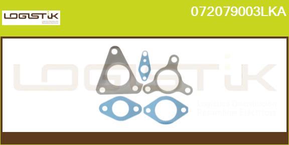 LGK 072079003LKA - Установочный комплект, турбокомпрессор autospares.lv