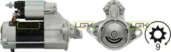 LGK 335874 - Стартер autospares.lv