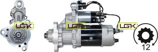 LGK 336589 - Стартер autospares.lv