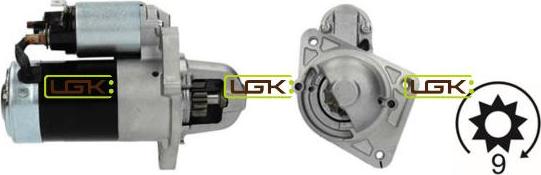 LGK 336583 - Стартер autospares.lv