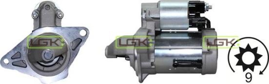 LGK 336155 - Стартер autospares.lv
