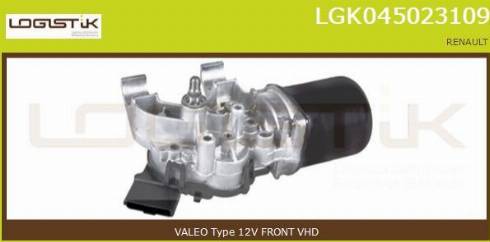 LGK LGK045023109 - Двигатель стеклоочистителя autospares.lv