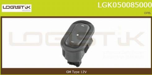 LGK LGK050085000 - Выключатель, стеклоподъемник autospares.lv