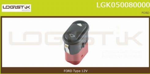 LGK LGK050080000 - Выключатель, стеклоподъемник autospares.lv