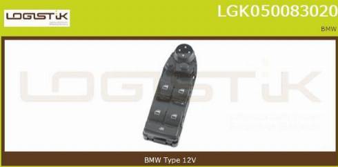 LGK LGK050083020 - Выключатель, стеклоподъемник autospares.lv