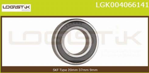 LGK LGK004066141 - Подшипник autospares.lv