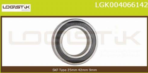 LGK LGK004066142 - Подшипник autospares.lv