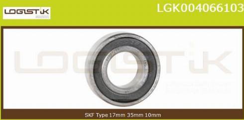LGK LGK004066103 - Подшипник autospares.lv