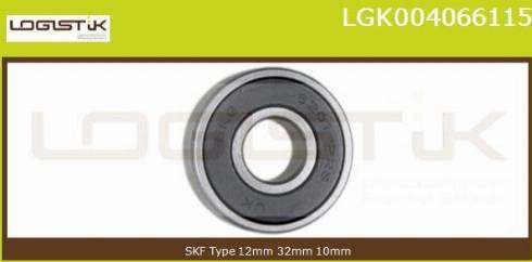 LGK LGK004066115 - Подшипник autospares.lv