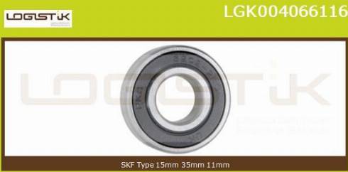 LGK LGK004066116 - Подшипник autospares.lv