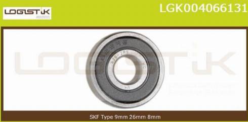 LGK LGK004066131 - Подшипник autospares.lv