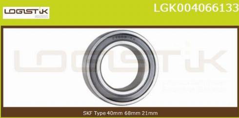 LGK LGK004066133 - Подшипник autospares.lv