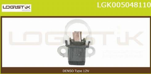 LGK LGK005048110 - Кронштейн, угольная щетка autospares.lv