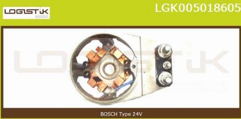 LGK LGK005018605 - Кронштейн, угольная щетка autospares.lv