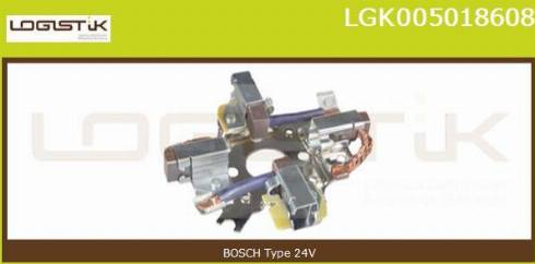 LGK LGK005018608 - Кронштейн, угольная щетка autospares.lv