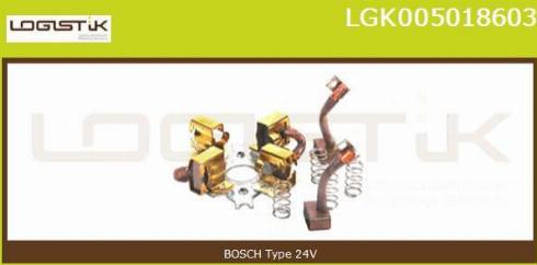 LGK LGK005018603 - Кронштейн, угольная щетка autospares.lv