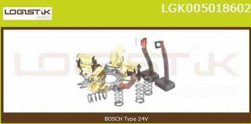 LGK LGK005018602 - Кронштейн, угольная щетка autospares.lv