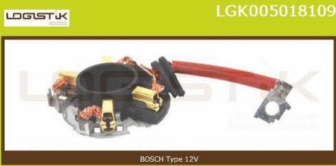 LGK LGK005018109 - Кронштейн, угольная щетка autospares.lv