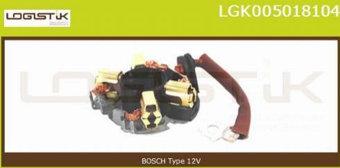 LGK LGK005018104 - Кронштейн, угольная щетка autospares.lv