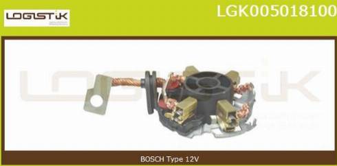 LGK LGK005018100 - Кронштейн, угольная щетка autospares.lv