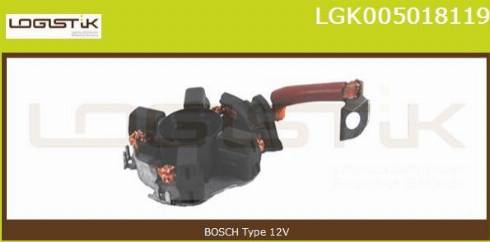 LGK LGK005018119 - Кронштейн, угольная щетка autospares.lv