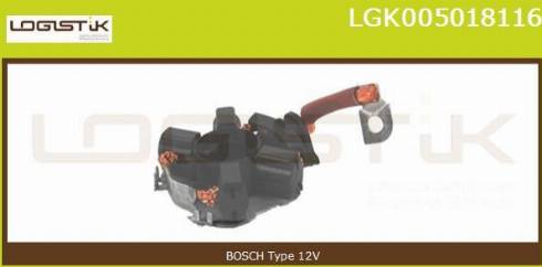 LGK LGK005018116 - Кронштейн, угольная щетка autospares.lv