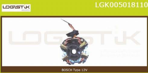 LGK LGK005018110 - Кронштейн, угольная щетка autospares.lv