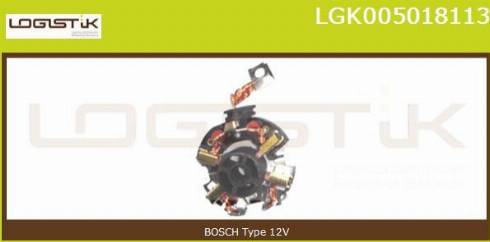 LGK LGK005018113 - Кронштейн, угольная щетка autospares.lv
