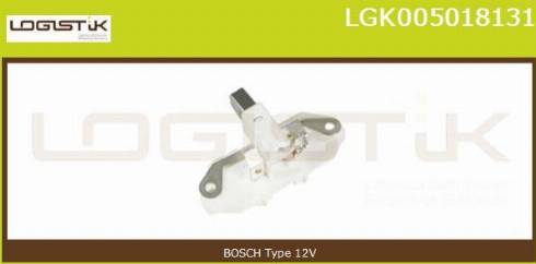 LGK LGK005018131 - Кронштейн, угольная щетка autospares.lv