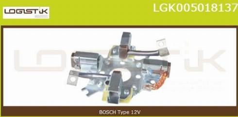 LGK LGK005018137 - Кронштейн, угольная щетка autospares.lv