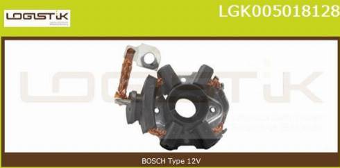 LGK LGK005018128 - Кронштейн, угольная щетка autospares.lv