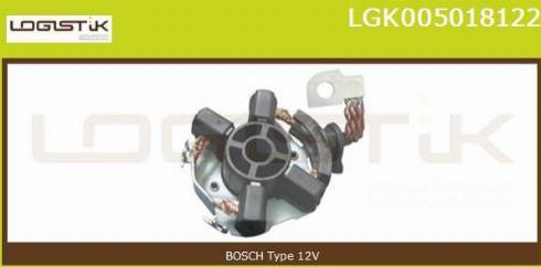 LGK LGK005018122 - Кронштейн, угольная щетка autospares.lv