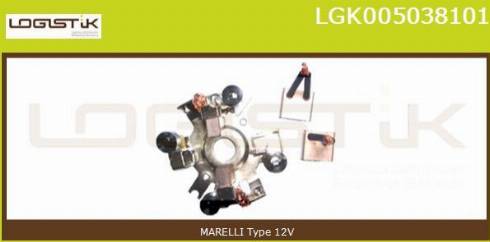 LGK LGK005038101 - Кронштейн, угольная щетка autospares.lv