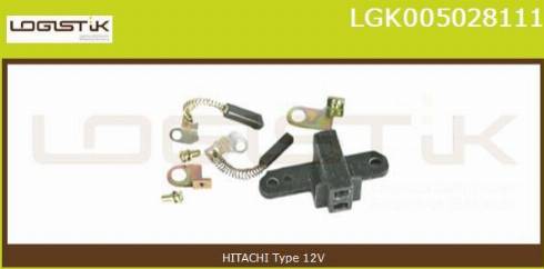 LGK LGK005028111 - Кронштейн, угольная щетка autospares.lv