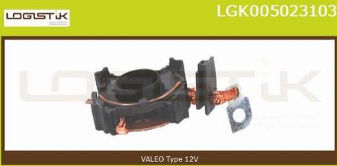 LGK LGK005023103 - Кронштейн, угольная щетка autospares.lv