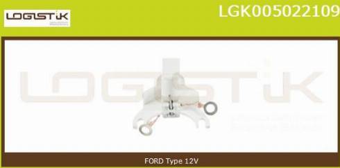 LGK LGK005022109 - Кронштейн, угольная щетка autospares.lv