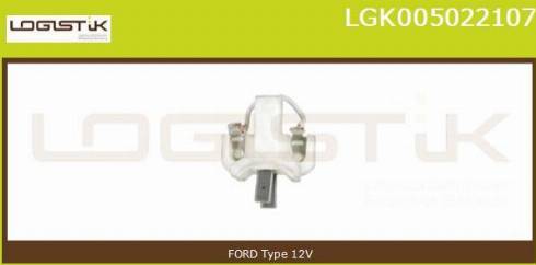 LGK LGK005022107 - Кронштейн, угольная щетка autospares.lv