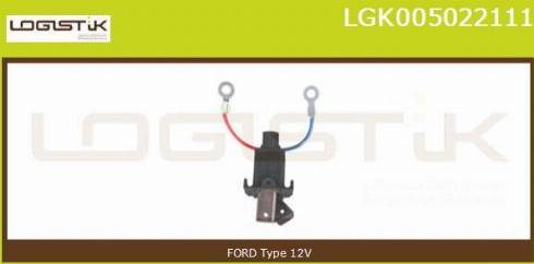 LGK LGK005022111 - Кронштейн, угольная щетка autospares.lv