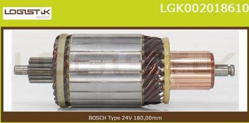 LGK LGK002018610 - Якорь, стартер autospares.lv