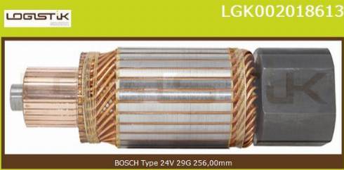 LGK LGK002018613 - Якорь, стартер autospares.lv