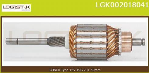 LGK LGK002018041 - Якорь, стартер autospares.lv