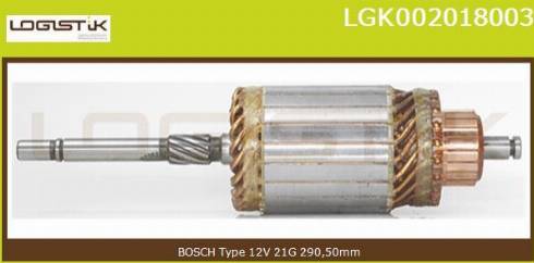 LGK LGK002018003 - Якорь, стартер autospares.lv